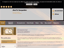 Tablet Screenshot of ferronnerie-serrurerie-bourgueil.fr
